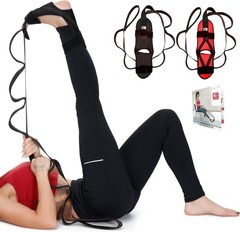 Foot & Calf Fascia Stretching Strap for Plantar Fasciitis & Flexibility
