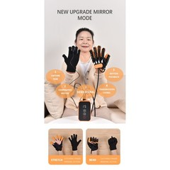 Robotic Hand Training Glove Rechargeable Individual Finger Exercise Portable