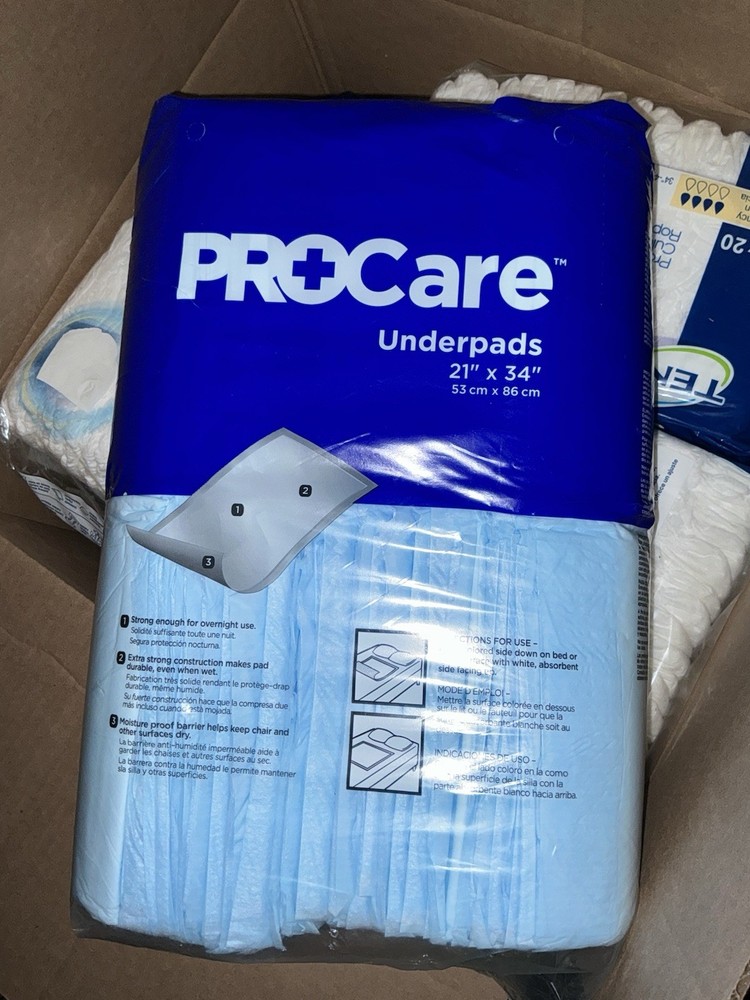 Procare Underpads Super Pack 50 Count Discounted