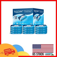 XL Aloe Wipes 600 Ct, Extra-Large Hypoallergenic Clean Sheets