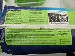 Prevail Per-Fit Adult Unisex Daily Large Underwear/Diapers Box of 4 Bags (80ct)