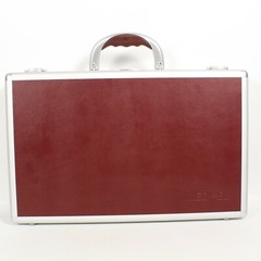 MED-EL COCHLEAR IMPLANT HARD BRIEFCASE W/LOCKS, KEY AND FOAM COMPARTMENT INSERT.