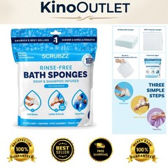 Travel-Ready 25 Pack Rinse-Free Bathing Wipes – Hypoallergenic & Moisturizing