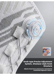 KnobType Sports Knee Brace For Joint Pain Meniscus Adjustable Hiking Sports