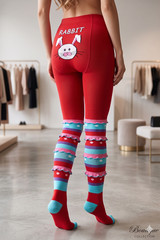 Knitted Tights Adults Cotton Diaper Tights ABDL Role Play