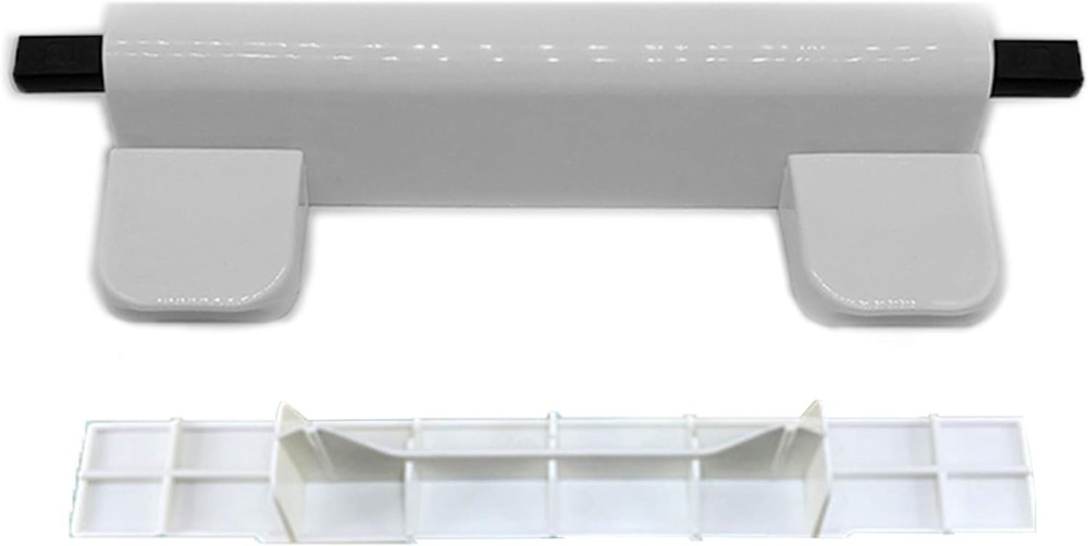 Toilet Seat Hinge Kit for Elongated 7 inches (L) x 1.26 (W), White
