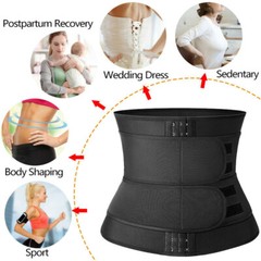 Men Waist Trainer Abdomen Reducer Sweat Trimmer Slimming Belt Body Shaper Girdle