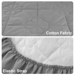 1 PCS Hospital Bed Sheets Waterproof Reusable FloralGrey Fits 36x84x14 Inch