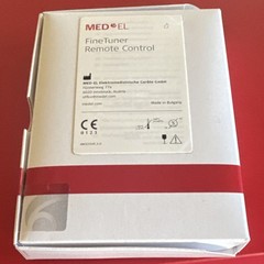 Medel FineTuner Remote Control Adult White Hearing Aid Accessory Ref 03132