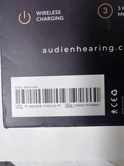 AUDIEN ATOM ONE Rechargeable OTC Hearing Aid Dock/Case USB Cable Adapter OpenBox