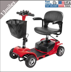 2024 4 Wheels Mobility Scooter Power Wheelchair Folding Electric For Home Travel