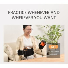 Robotic Hand Training Glove Rechargeable Individual Finger Exercise Portable