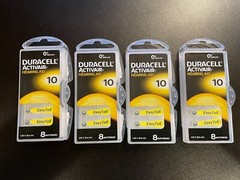 Fresh New Duracell Hearing Aid Batteries Size 10 – Fast shipping Exp-July 2028