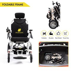 Lightweight Electric Wheelchair Mobility Chair Folding Electric Power Wheelchair