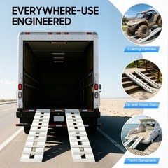 Truck Car Auto Trailer Ramps Universal Hook Aluminum Loading Ramps 2.72t/6000lbs