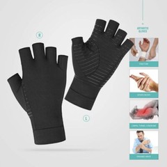 DOEPLEX Arthritis Gloves Fingerless Compression Gloves Hands Pain Relief 1 Pair
