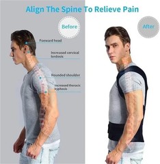 Adjustable Posture Corrector Back Brace Clavicle Spine Support Pain Relief Belt