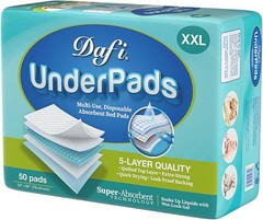 Disposable Bed Pads Extra Large 30”x 36”50 Count Adult Incontinence Underpads…