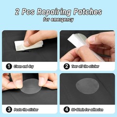 Inflatable Seat Cushion Pad for Airplane Stadium Car Hiking & Office Black NEW