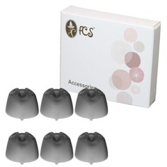 FCS Pack of 6, Sleeve 3.0 compatible with Signia Cros Pure Charge&Go T 3AX S/M/P