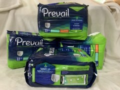 4 Packs Prevail Daily Protective Underwear Youth Sm. 20 – 34″ 22 Each Pack