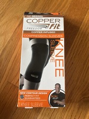 Copper Fit Freedom Cooper Infused Compression Knee Sleeve L