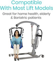 Vive Patient Lift Sling with Opening 48″x30″ 400Lb Capacity *SEE PICTURES*