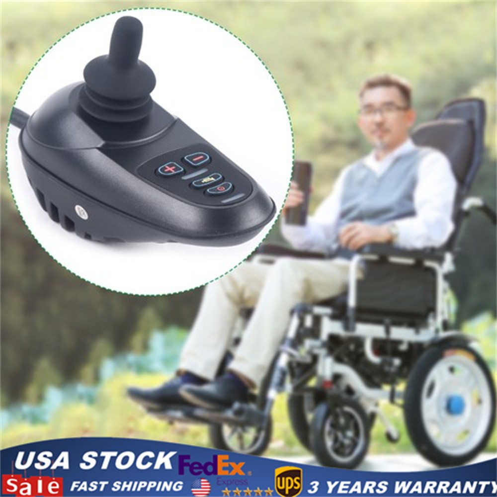 Waterproof Electric Power Wheelchair Controller Part Accessories 4 Keys Joystick