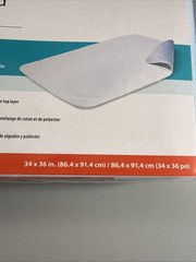 Cardinal Health Reusable Underpad 34 in x 36 in – 1 Count 4 Layer Protection