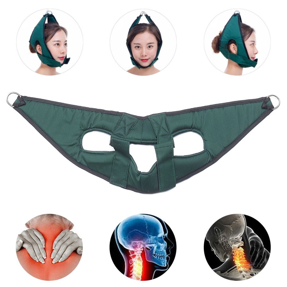 Neck Cervical Traction Device Belt Spinal Decompression Stretching Pain Relief