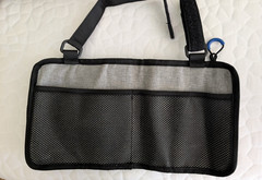NEW Gray ZHCHG Wheelchair Side Bag with Cup Holder Armrest Pouch Accessories