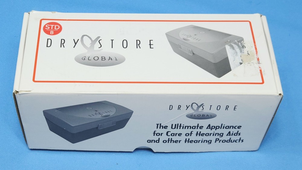 Dry & Store Global Hearing Aid Dryer & UV Disinfectant New