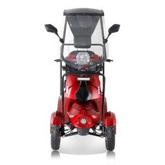 800W Heavy Duty 4 Wheels Mobility Scooter w/ Roof for Seniors 500lbs Capacity