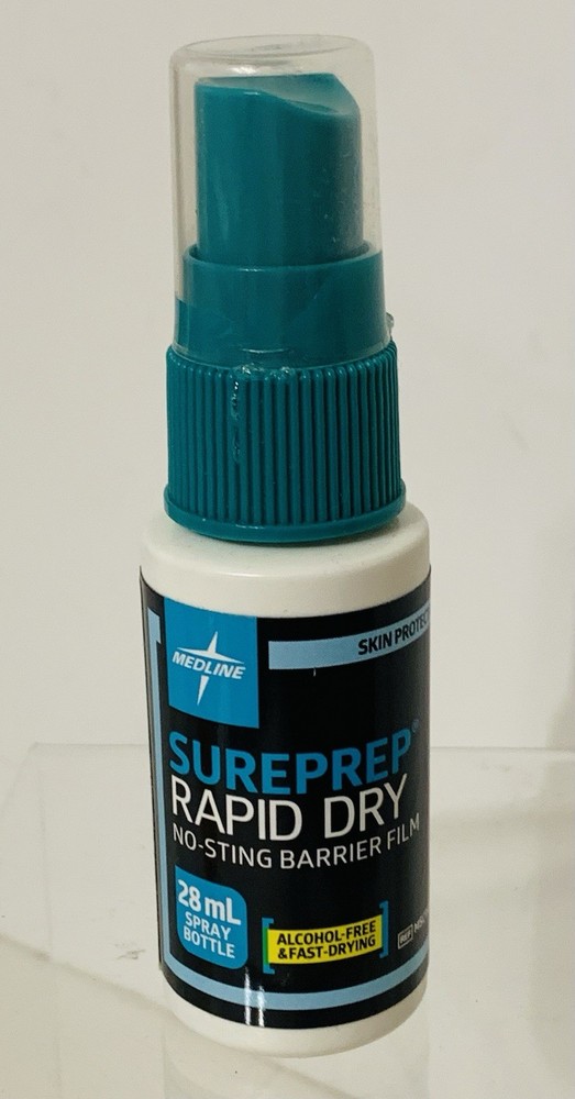 Medline SurePrep Rapid Dry Barrier Film 28mL Spray 1ea