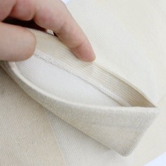 JUMISEE (One Pair) Cotton Knee Sleeves for Support, Large, Complexion