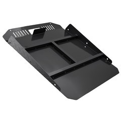 2-Pack Black Loading Ramp for Riding Mower Shed Storage Ramps for Sheds, Garages