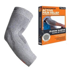 Incrediwear Elbow Sleeve – Infrared Sleeves for Small (Pack of 1), Grey