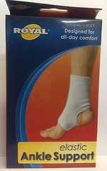 1 NEW SPORT ANKLE Support Elastic Sleeve COMPRESSION Arthritis Pain Relief BRACE