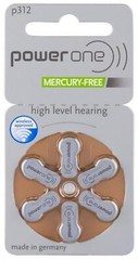 10x Varta power ; one high level hearing hearing aid batteries blister of 6 PR41