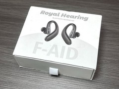 Royal Hearing F-Aid Bluetooth 5.3 Hearing Aid Earbuds Black Charging Case 18H