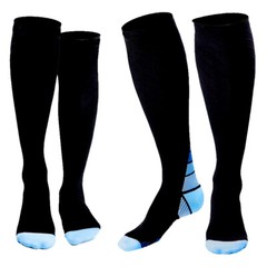 Copper Stretch Compression Socks 20-30mmHg Leg Support Sports Sleeve Men Women