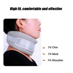 Adjustable Collar Neck Support Brace Soft Cervical Traction Device Pain Relief
