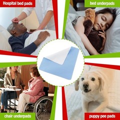 Durable & Waterproof Bed Pads 34″ x 52″ – Excellent Protection for Incontinence
