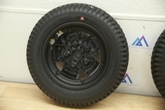 PAIR FLAT FREE Drive Wheels Tires for Quantum Edge 3 Power Chairs WHL1703588