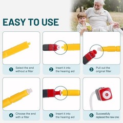 Hearing Aid Wax Guards for Starkey – 4-Pack/32 Pcs Replacement Filters