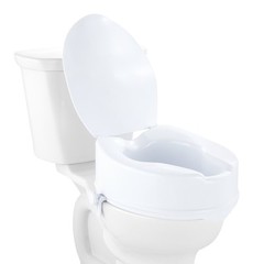 VEVOR Raised Toilet Seat 5″ Raised 300 lbs Universal Toilet Riser for Elderly