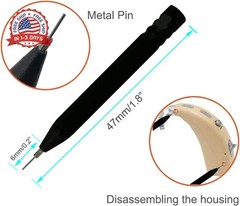 8 Pieces Hearing aid Amplifier Cleaning Tools, Earbuds/Headphones Cleaner Brush