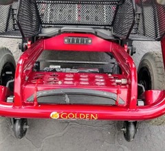 Golden Technologies 4-Wheeled Red Mobility Scooter (2) new batteries & charger