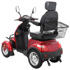 800W 4-Wheels Heavy Duty Senior Mobility Scooter 15mph 31 Miles Range 500lbs