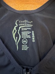 NWOT – Contour Recovery Bra Zipper Front Breast Surgery Size 2XL